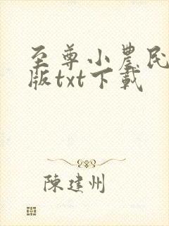 至尊小农民完整版txt下载