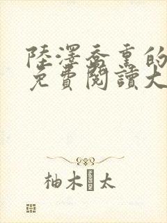 陆泽乔熏的小说免费阅读大结局