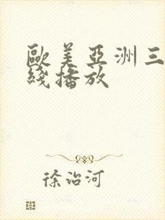欧美亚洲三级在线播放