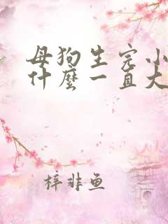 母狗生完小狗为什么一直大喘气