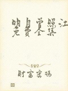 明月曾照江东寒免费全集