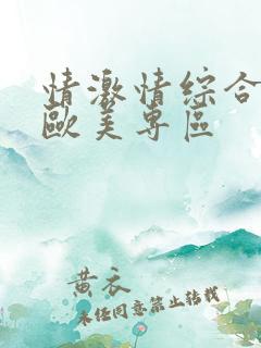 情激情综合亚洲欧美专区