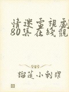 情迷电视剧全集80集在线观看免费