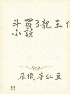 斗罗3龙王传说小说