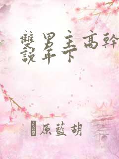 双男主高干文小说年下