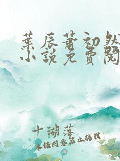叶辰萧初然最新小说免费阅读