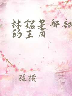 林铭是哪部小说的主角
