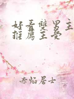 好看双男主小说推荐主受