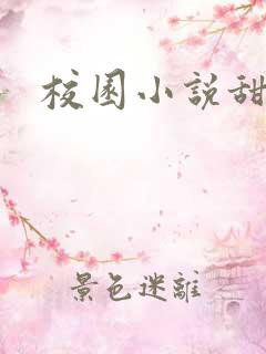 校园小说甜宠文