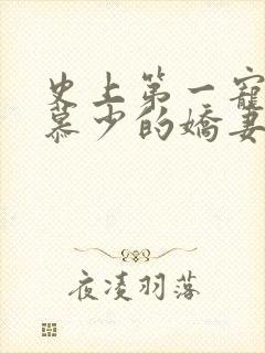 史上第一宠婚之慕少的娇妻