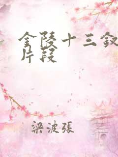金陵十三钗电影片段