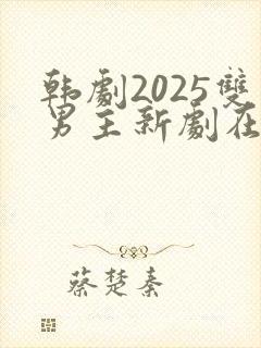 韩剧2025双男主新剧在线观看