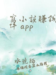 写小说赚钱的软件 app