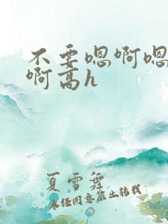 不要嗯啊嗯啊嗯啊高h