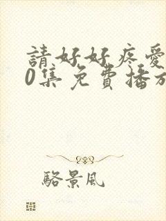 请好好疼爱第10集免费播放
