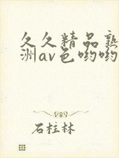久久精品熟女亚洲av色哟哟