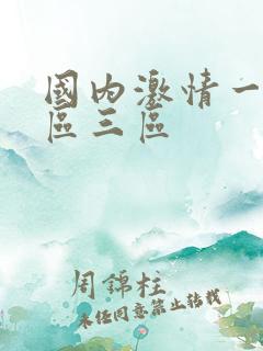 国内激情一区二区三区