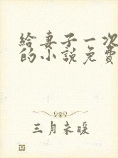 给妻子一次恋爱的小说免费阅读