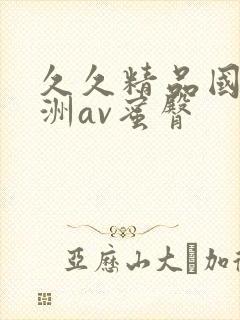 久久精品国产亚洲av蜜臀