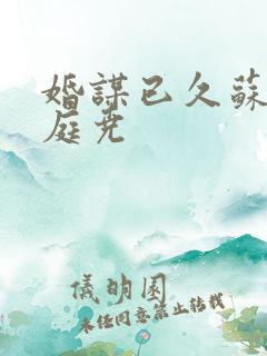 婚谋已久苏晚陆庭尧