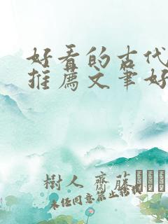 好看的古代小说推荐文笔好