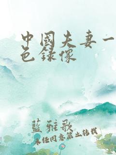 中国夫妻一级黄色录像
