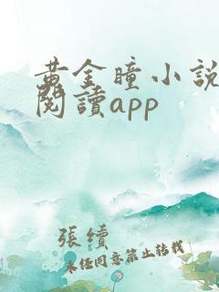 黄金瞳小说免费阅读app