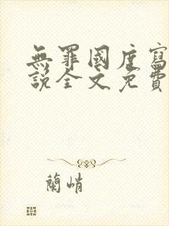 无罪国度写的小说全文免费阅读