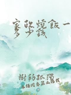家政烧饭一个月多少钱