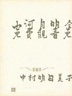 山河月明 全集免费观看免费