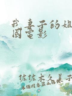 我妻子的姐姐韩国电影