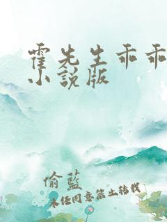 霍先生乖乖宠我小说版