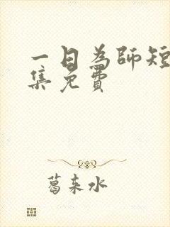 一日为师短剧全集免费