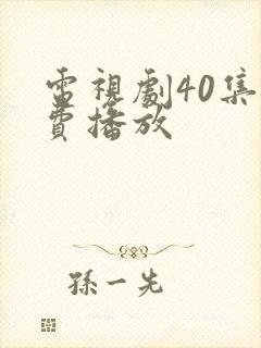 电视剧40集免费播放