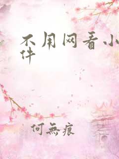 不用网看小说软件