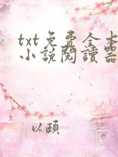 txt免费全本小说阅读器网站