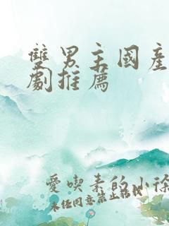 双男主国产电视剧推荐