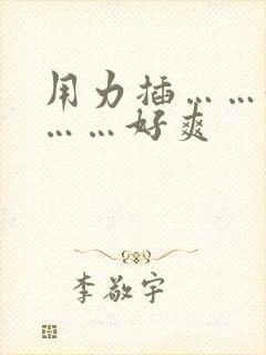 用力插……好爽……好爽