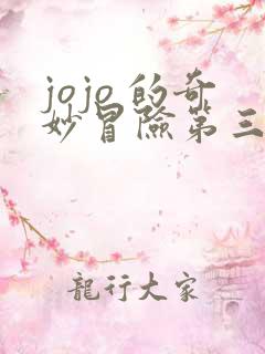 jojo 的奇妙冒险第三部