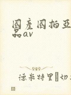 国产国拍亚洲精品av