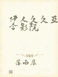伊人久久亚洲综合影院