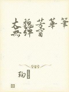 大魏芳华笔趣阁无弹窗