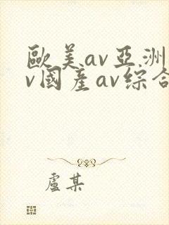 欧美av亚洲av国产av综合区