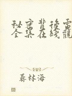 秘密背后电视剧全集在线观看高清