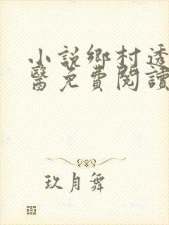 小说乡村透视神医免费阅读