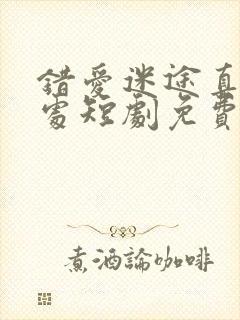 错爱迷途真爱归处短剧免费观看