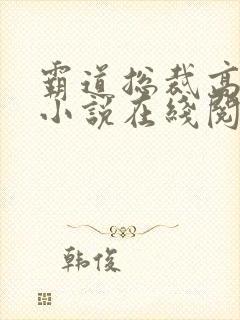 霸道总裁高干文小说在线阅读