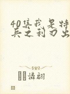 40集我是特种兵之利刃出鞘
