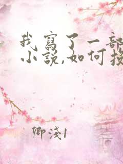 我写了一部长篇小说,如何投稿?