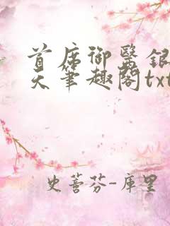 首席御医银河九天笔趣阁txt